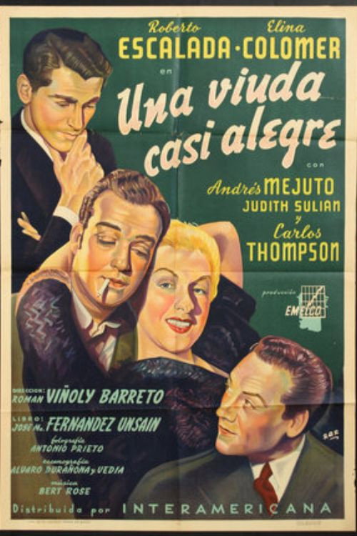 Una Viuda casi alegre poster