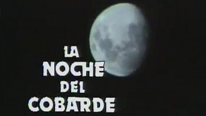La noche del cobarde poster