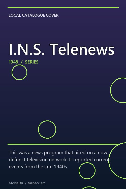 I.N.S. Telenews poster