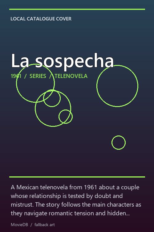 La sospecha poster