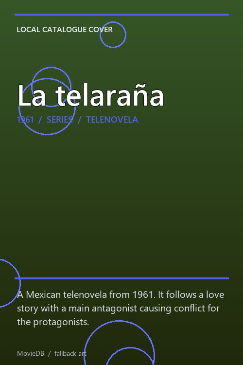 La telaraña poster