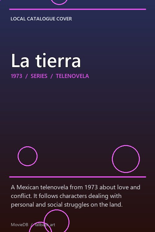 La tierra poster
