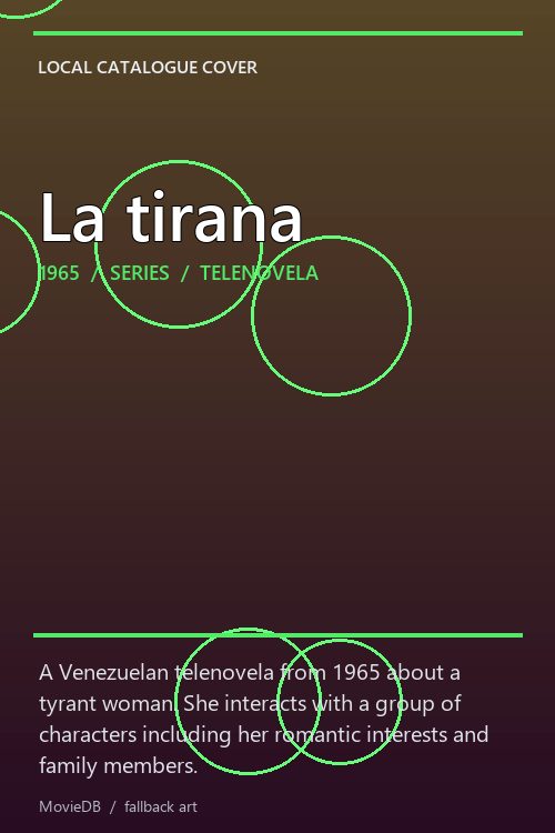 La tirana poster