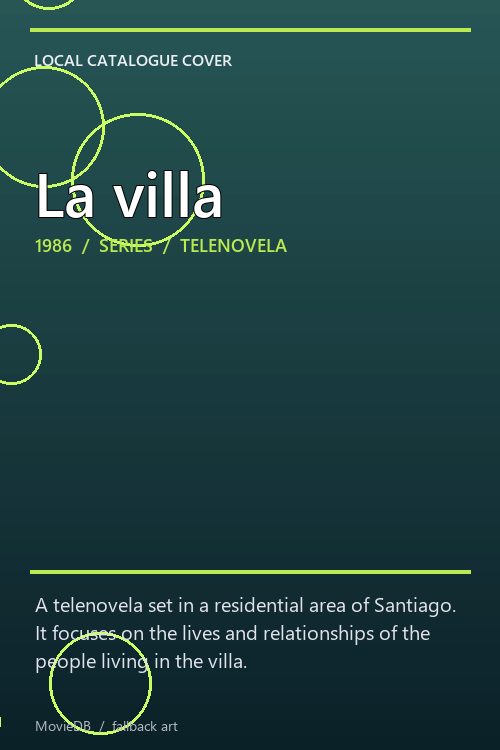 La villa poster