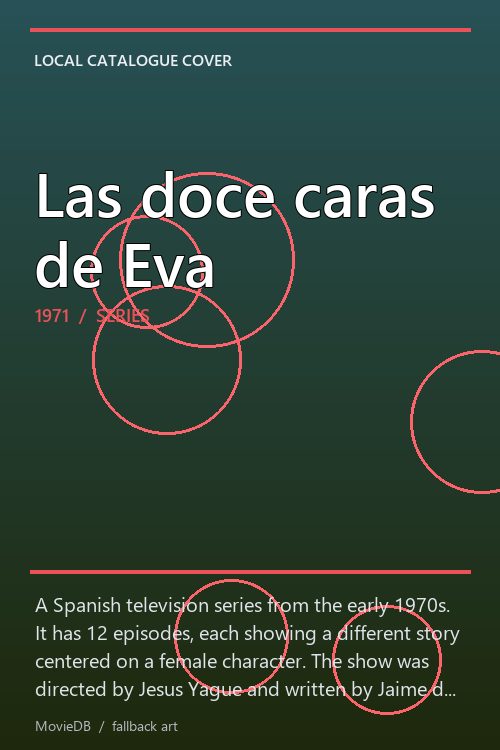 Las doce caras de Eva poster