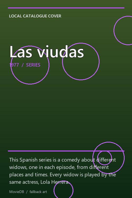 Las viudas poster