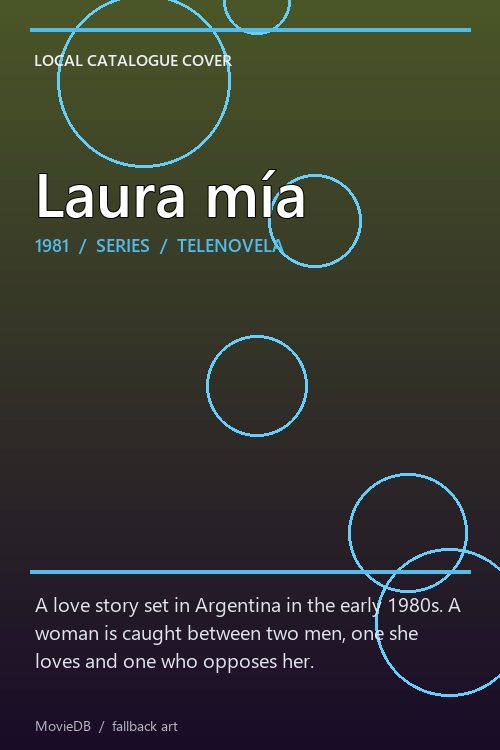 Laura mía poster
