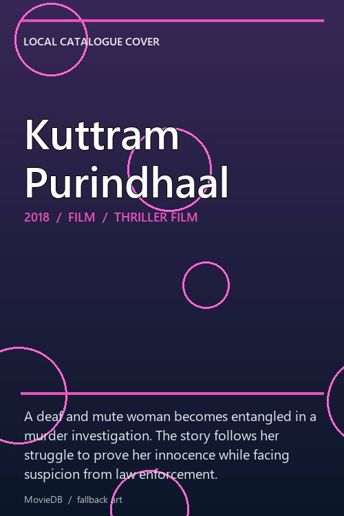 Kuttram Purindhaal poster