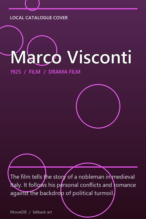 Marco Visconti poster