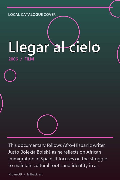 Llegar al cielo poster