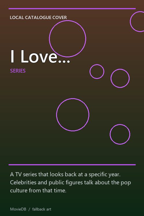 I Love... poster