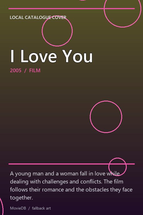 I Love You poster