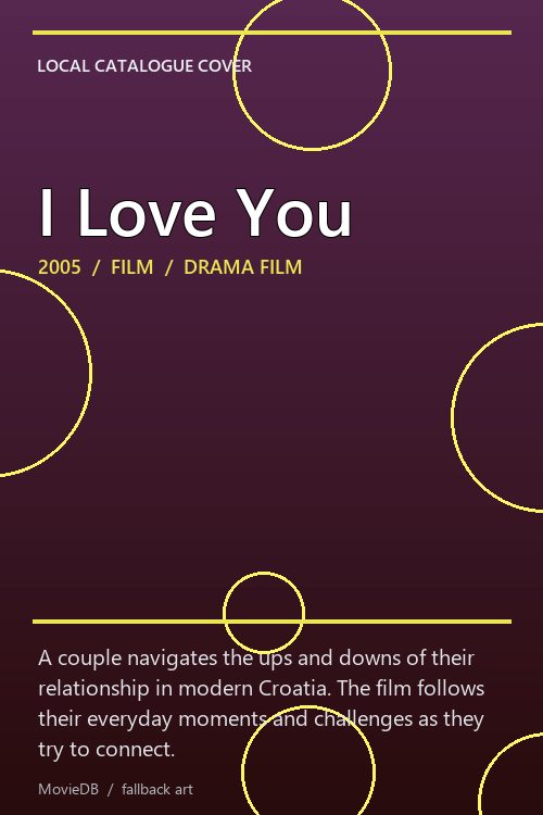 I Love You poster