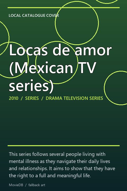 Locas de amor (Mexican TV series) poster
