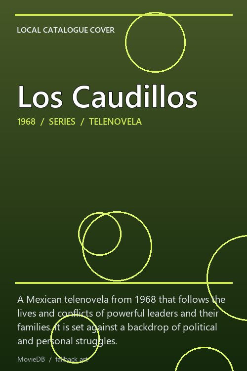 Los Caudillos poster