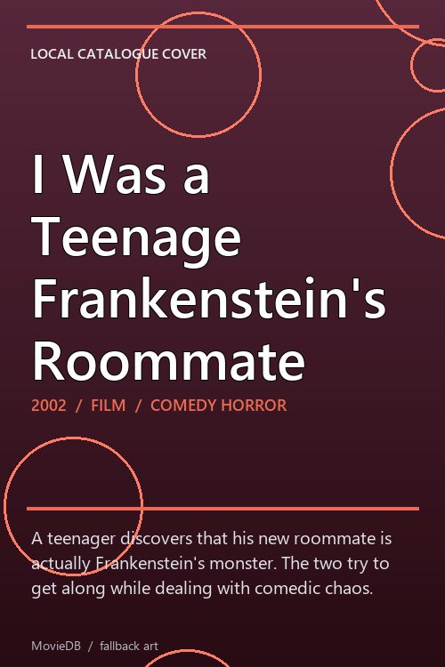 I Was a Teenage Frankenstein's Roommate poster