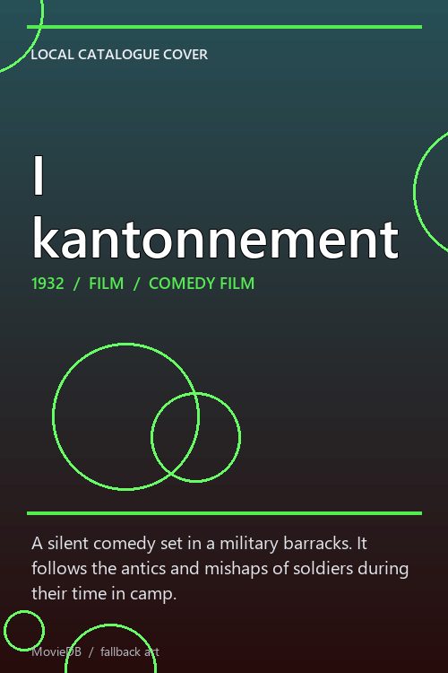I kantonnement poster