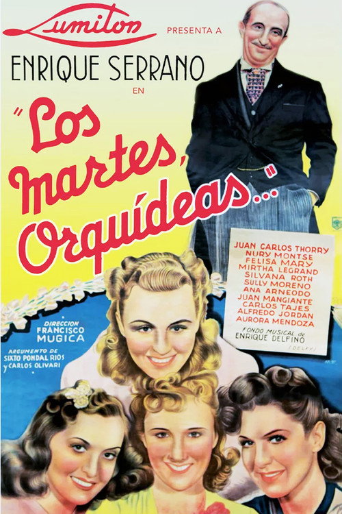 Los martes, orquídeas poster