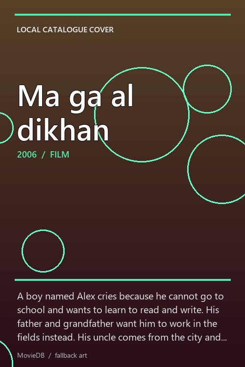 Ma ga al dikhan poster