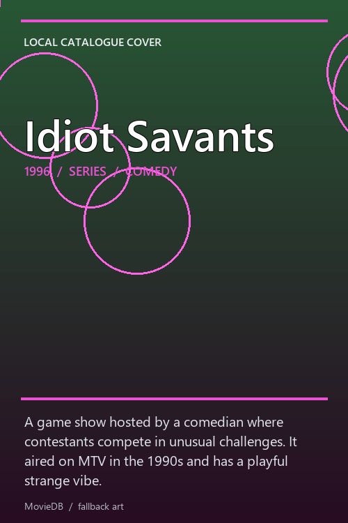 Idiot Savants poster