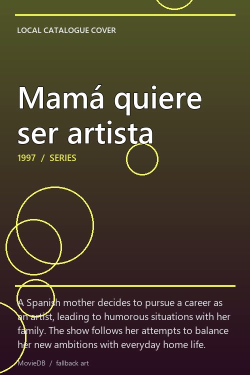 Mamá quiere ser artista poster