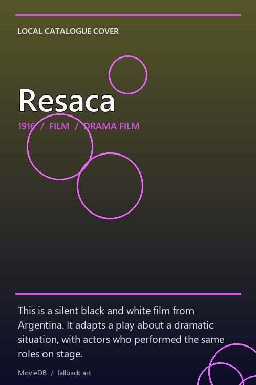Resaca poster