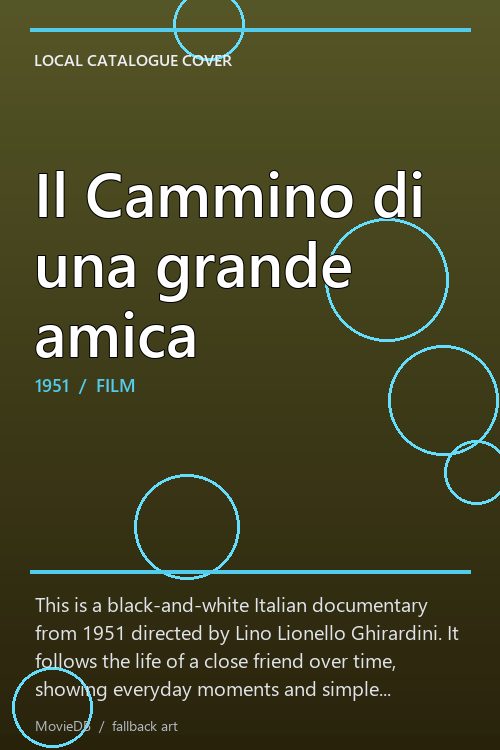 Il Cammino di una grande amica poster