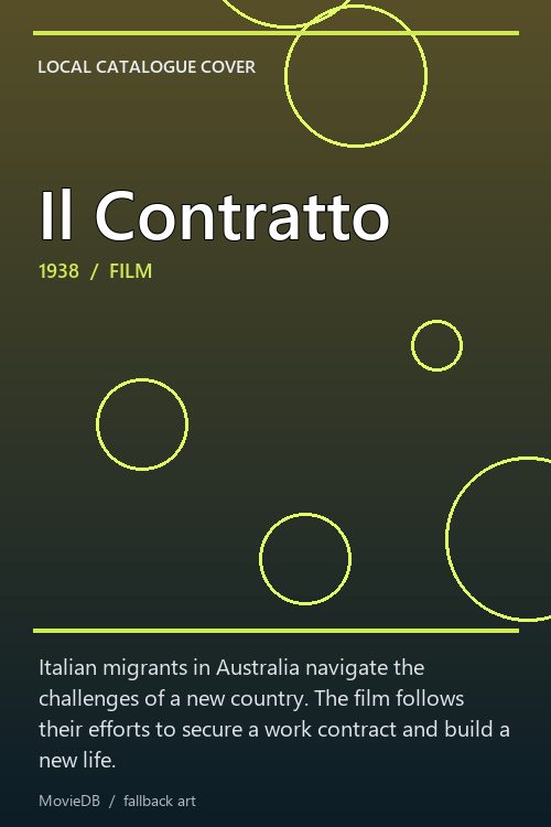 Il Contratto poster