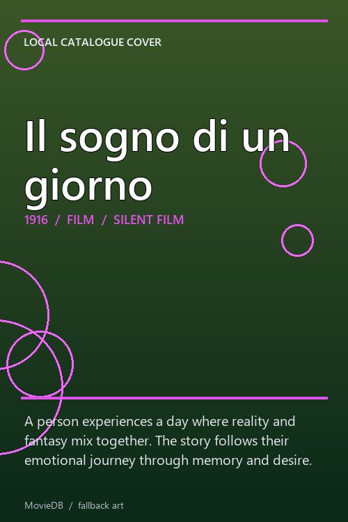 Il sogno di un giorno poster