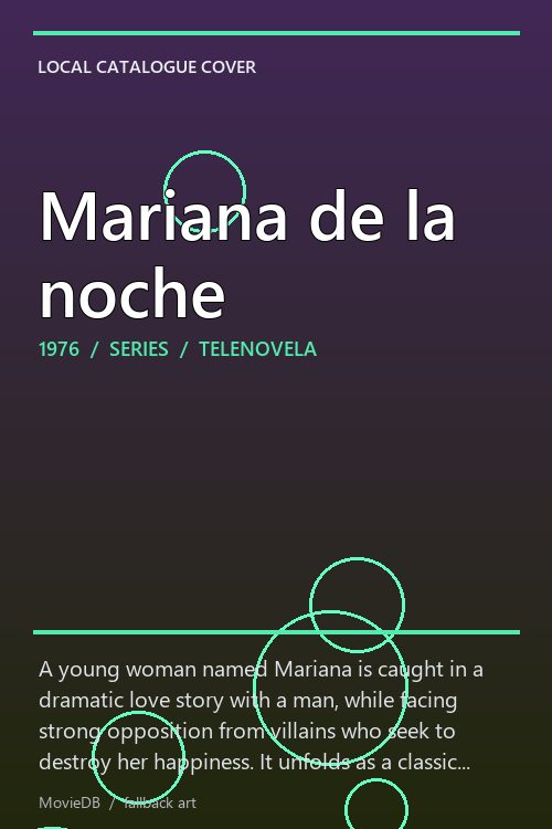 Mariana de la noche poster