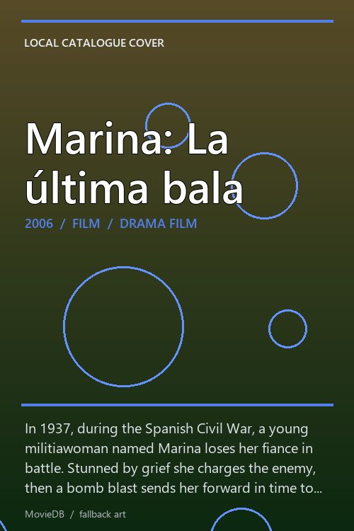 Marina: La última bala poster