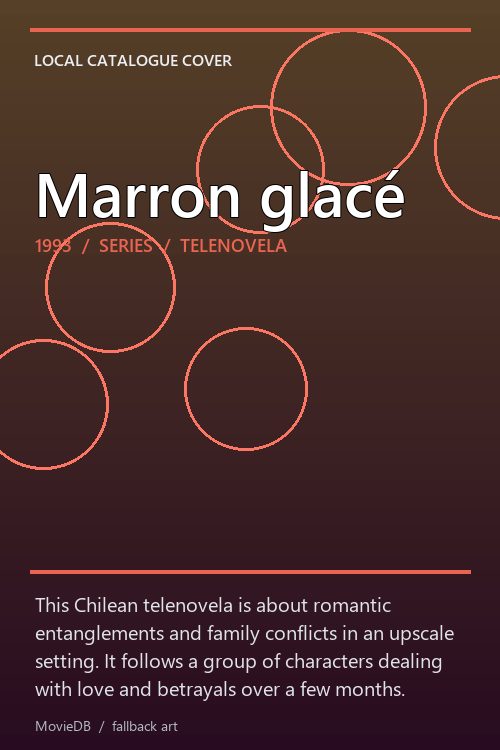 Marron glacé poster