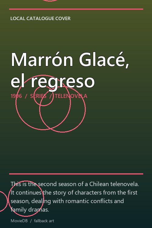 Marrón Glacé, el regreso poster