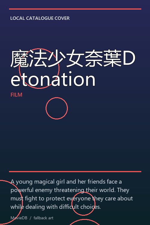 魔法少女奈葉Detonation poster