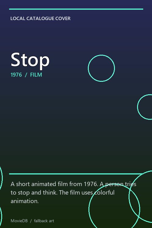 Stop poster