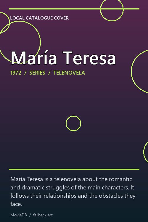 María Teresa poster