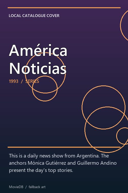 América Noticias poster