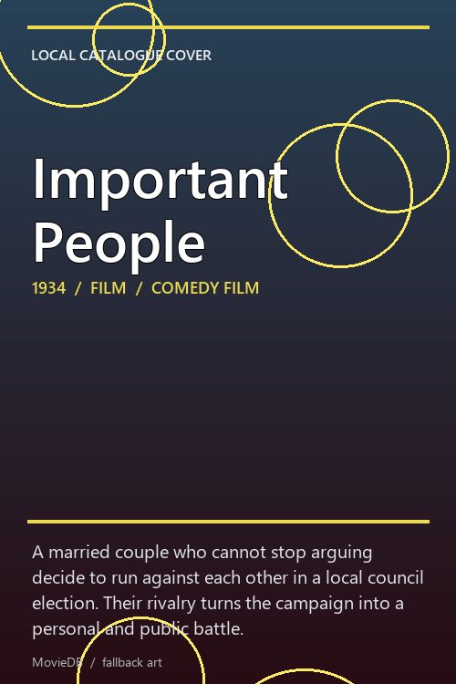 Important People poster