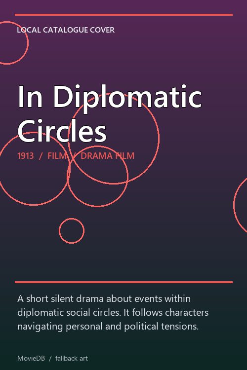 In Diplomatic Circles poster
