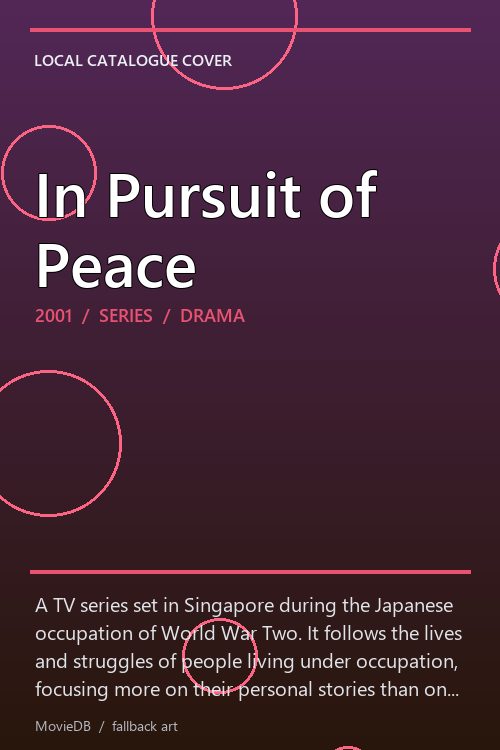 In Pursuit of Peace poster