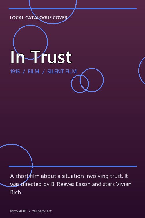 In Trust poster