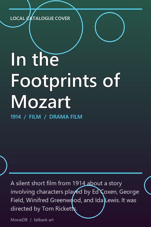 In the Footprints of Mozart poster