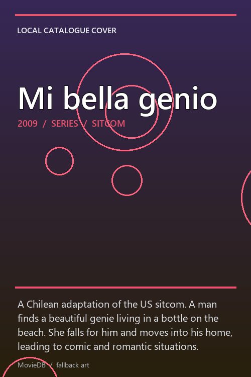 Mi bella genio poster