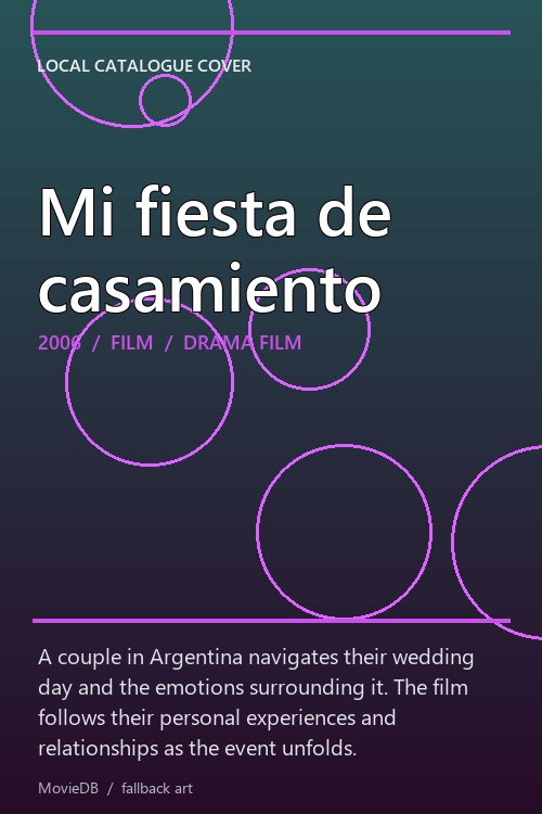 Mi fiesta de casamiento poster