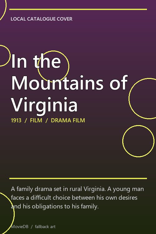 In the Mountains of Virginia poster
