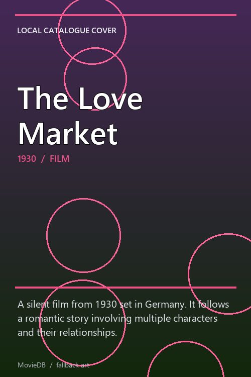 The Love Market poster