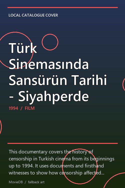 Türk Sinemasında Sansürün Tarihi - Siyahperde poster