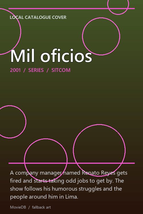 Mil oficios poster