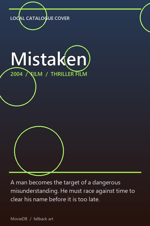 Mistaken poster