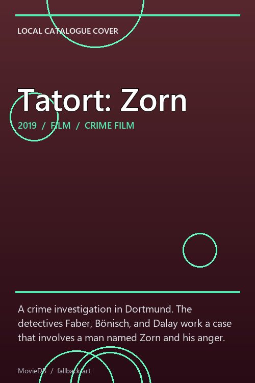 Tatort: Zorn poster